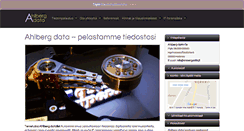 Desktop Screenshot of ahlbergdata.fi